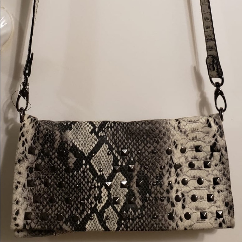 Kenneth Cole Metal Studded Side Strap Bag
